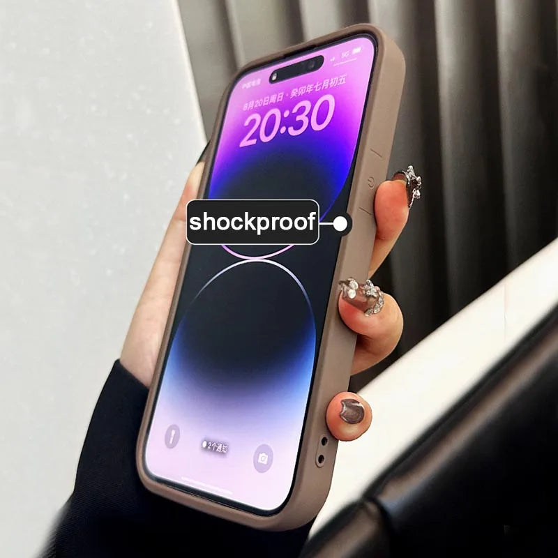 Luxury Cute 3D Love Heart Silicone Phone Case For iPhone 17Air 17 16 15 13 12 11 14 Pro Max X XR XS Shockproof Candy Back Cover