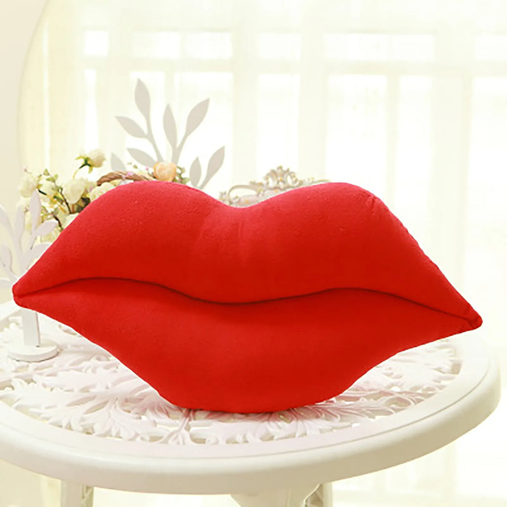 Lips Plush Toys Sexy Red Lips Big Lips Valentine'S Day Gift Creative Fun Valentine'S Day Cushion Sexy Red Lips