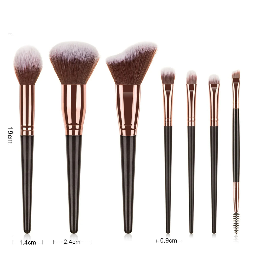 Makeup Brushes Set Face Eyes Make Up Brush Eyelash Eyeshadow Eyebrow Eyeliner Foundation Powder Blush Highlight Lips Brush