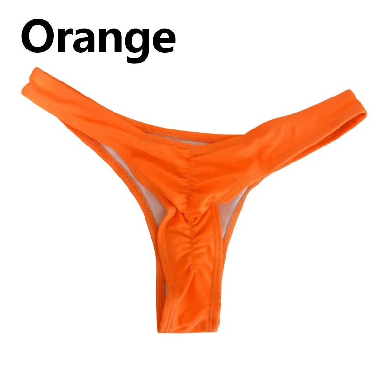 Fashion Ladies Thong Panties Solid Color Women Underwear G-string Swimwear Briefs Summer Women Sexу Bikini Bottom Beachwear