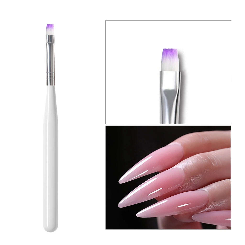 3pcs 15ml Poly Nail Gel Full Set For Extention Gel Polish Steal Push, Base And Top Coat, Cleaning Water And Nail Mold Kit Set