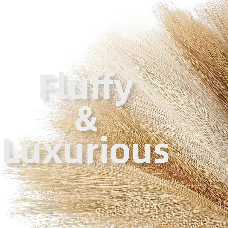 15Pc 55CM Artificial Pampas Grass Decor Bohemian Reed for DIY Floral Table Arrange Flower Wedding Home Christmas Decoration