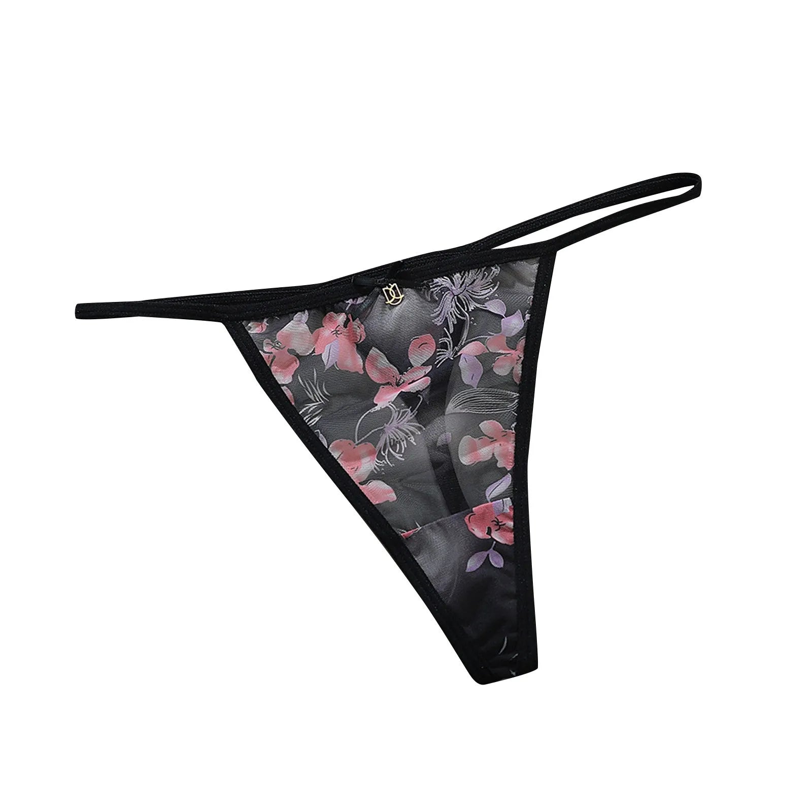 Women Micro Thongs G-String Sexy Bikini Sheer Transparent Breathable Mesh Seamless Underwear Low Waist Bikini Underpants