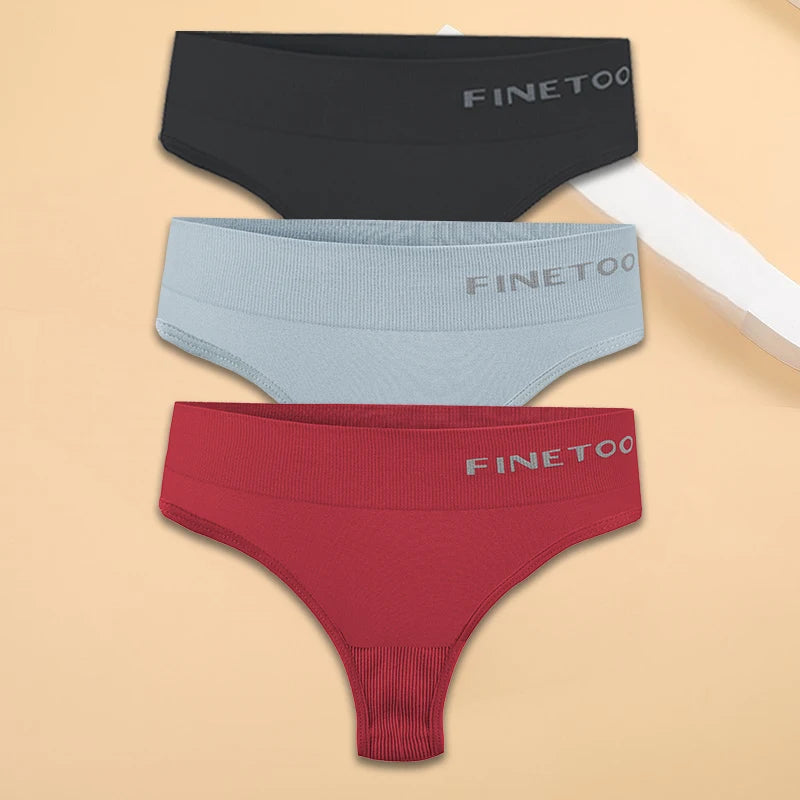 M-2XL Seamless Thongs Women High Waist G-string Ladies Comfortable Bikini Panties Soft Thong Underpants Girls Underwear Lingerie