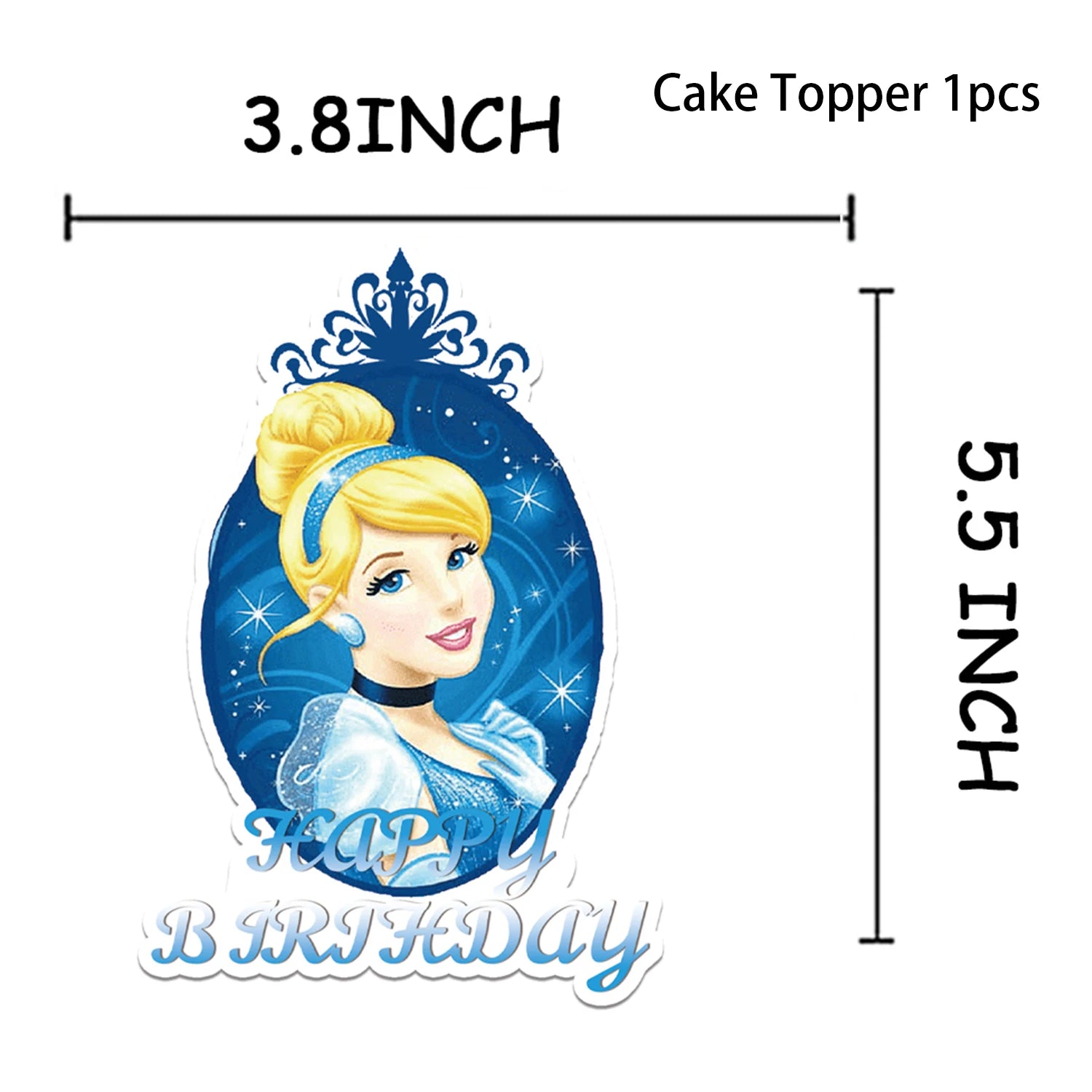 Disney Cinderella Princess Birthday Party Decoration Girls Cinderella Birthday Party Favors Plates Cup Napkins Tablecloth Supply
