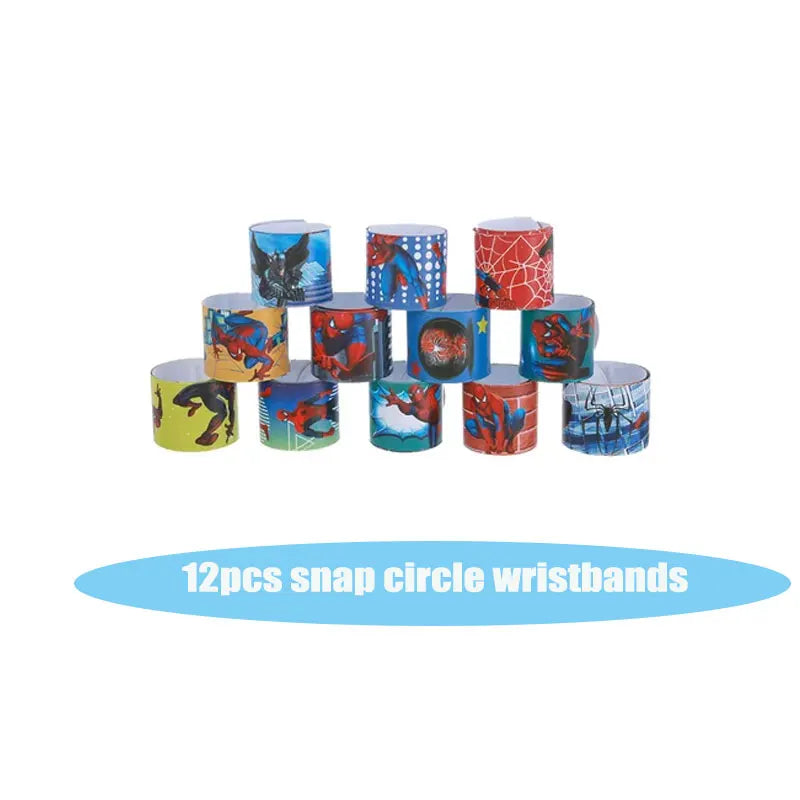 Spidey And His Amazing Friends Birthday Decoration Tableware Supplies Party Paper Cups Plates Tablecloth Banner Balloons For Kid