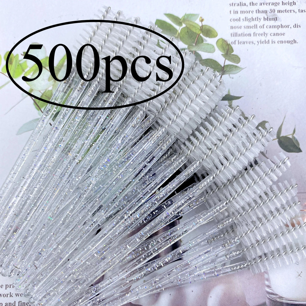 500PCS Eyelashes Brushes Set Wholesaler Disposable Lash Mascara Brush Lashes Extension Eyebrow Wands Applicator Makeup Tool