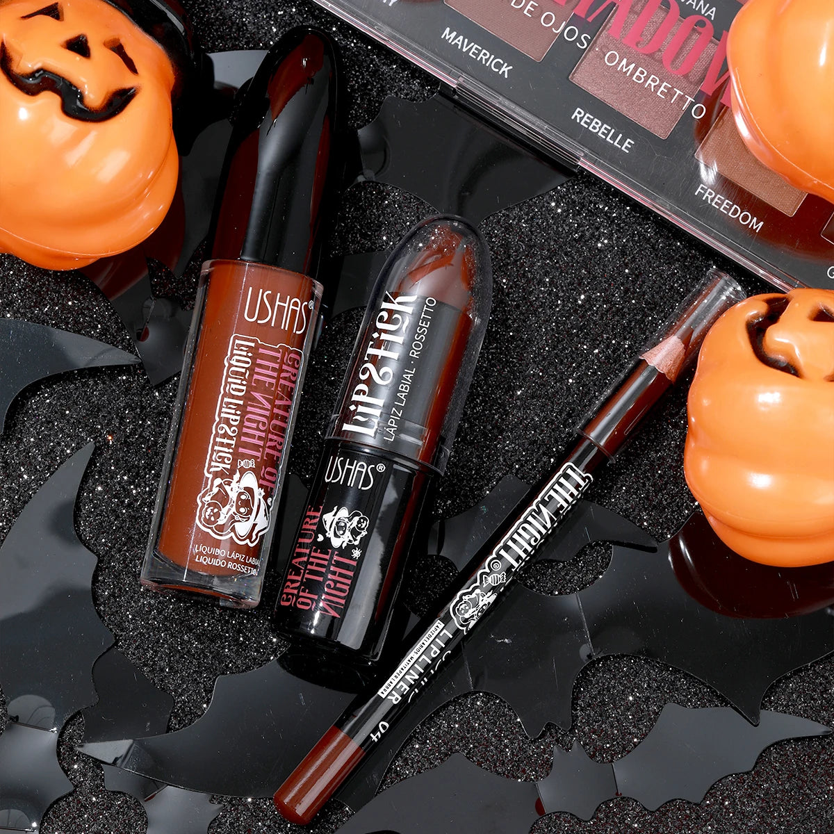 Velvet Matte Lipstick Long Lasting Set Waterproof Lip Gloss Non Transfer High Color Intensity Combo Makeup Liner Halloween