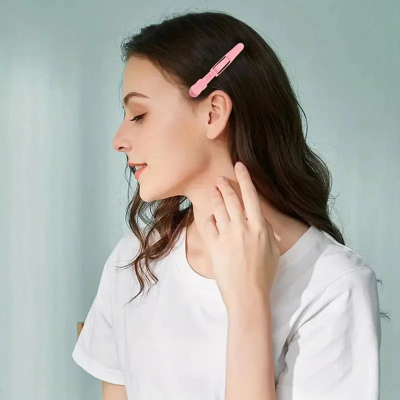 5-30pcs Alligator Hair Clip Plastic Nonslip Hairpin Black Pink Durable Hair Clamp Hairdressing Styling Accessories for Woman Man