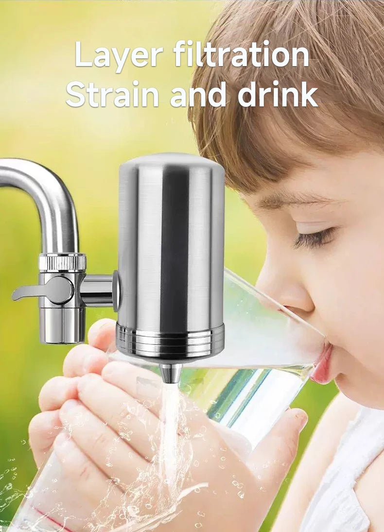 Kitchen Stainless Steel Faucet Water Filter Pre-filter Purifier Household Tap Water Direct Drinking