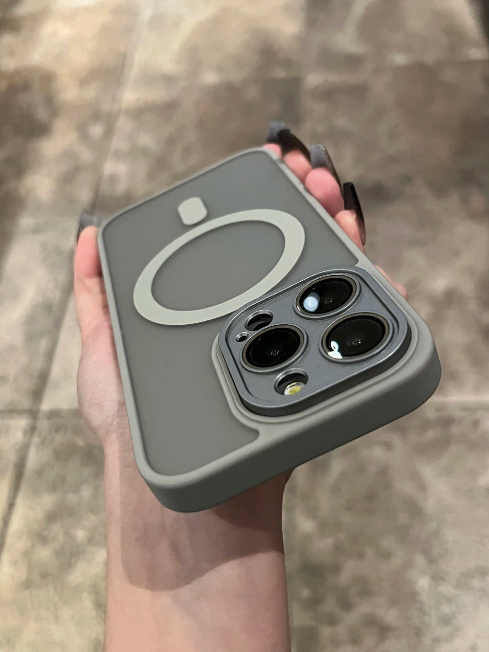 Matte For Magsafe Magnetic Case For iPhone 16 15 Pro Max 14 13 12 11 Frosted Translucent Wireless Charge Shockproof Bumper Cover