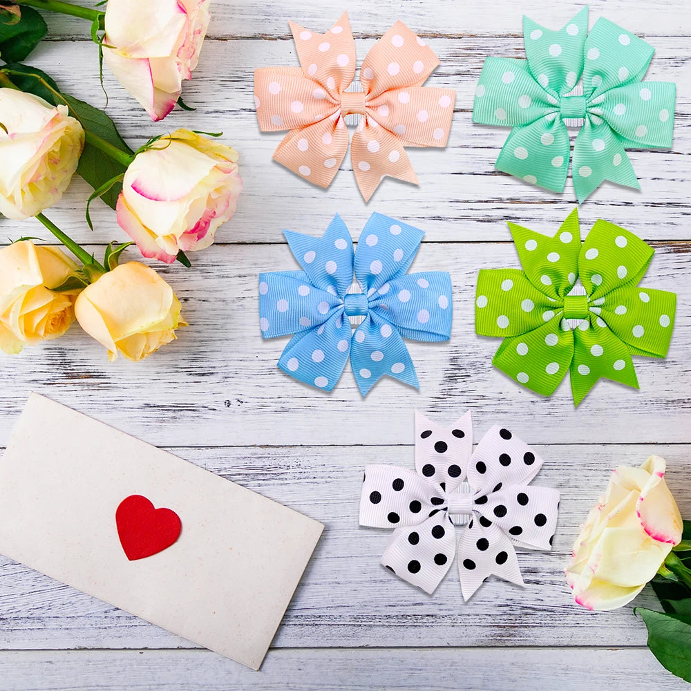 10ps Dog Bow Tie Small Dog Accessories Slideable Dog Bowties Dot Pet Supplies Pet Dog Collar Grooming Accessories For Dogs Cats