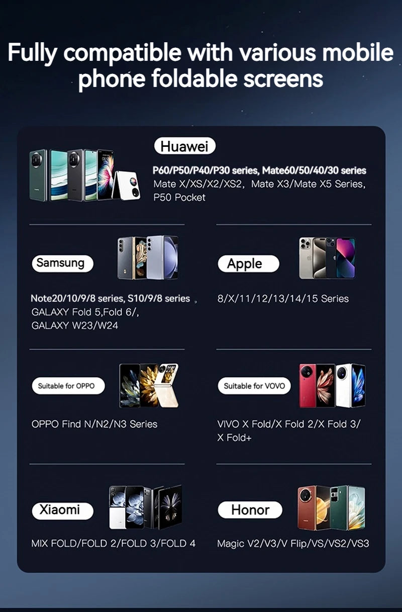 15W Universal Car Phone Wireless Charger Holder 90° Rotation Mount for Samsung Galaxy Fold 6 5 4 3 Z Flip S25 S24 Iphone 17 16