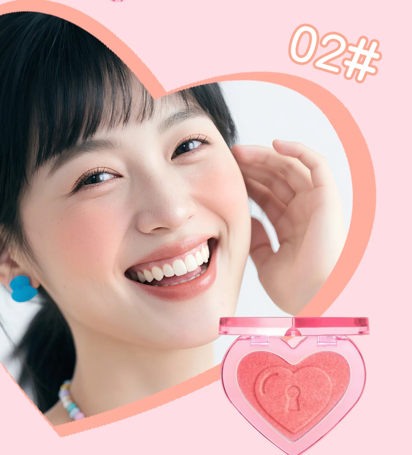 4 color Monochrome blush Matte Natural Cheek Color Brightening Face Waterproof Facial Contouring Makeup Blush Powder Soft Makeup