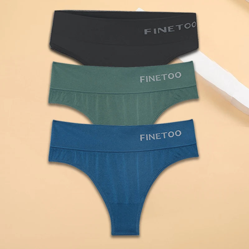 M-2XL Seamless Thongs Women High Waist G-string Ladies Comfortable Bikini Panties Soft Thong Underpants Girls Underwear Lingerie