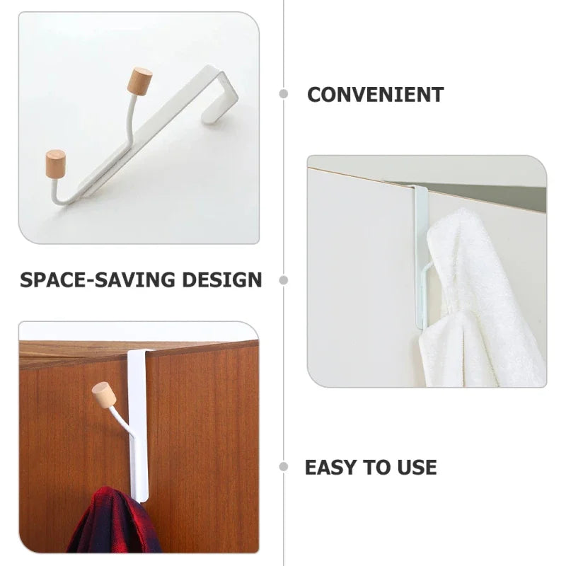 Bedroom Hook Behind the Door Coat Hanger Clothes Hanging Rack Home Storage Organization Door Back Purse Handbag Holder Hat Hook