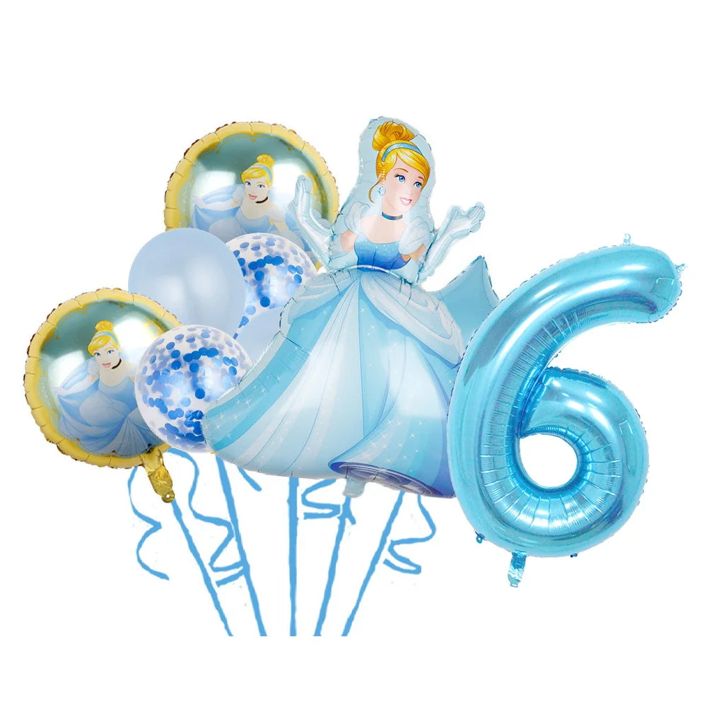Disney Cinderella Princess Birthday Party Decoration Girls Cinderella Birthday Party Favors Plates Cup Napkins Tablecloth Supply
