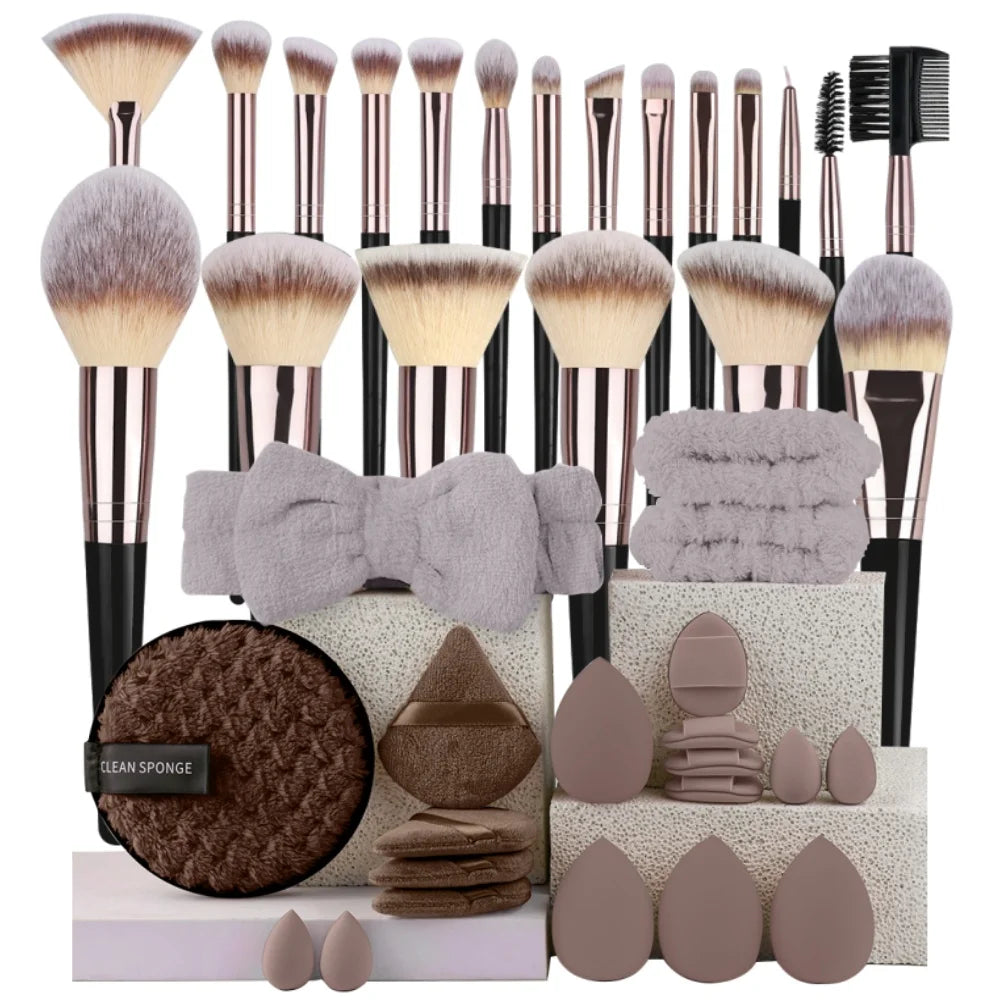 Makeup Brushes Set Professional Beauty Foundation Concealer Powder Eyeshadow Blush Brush Kabuki Blending Cosmetic Beauty Tool