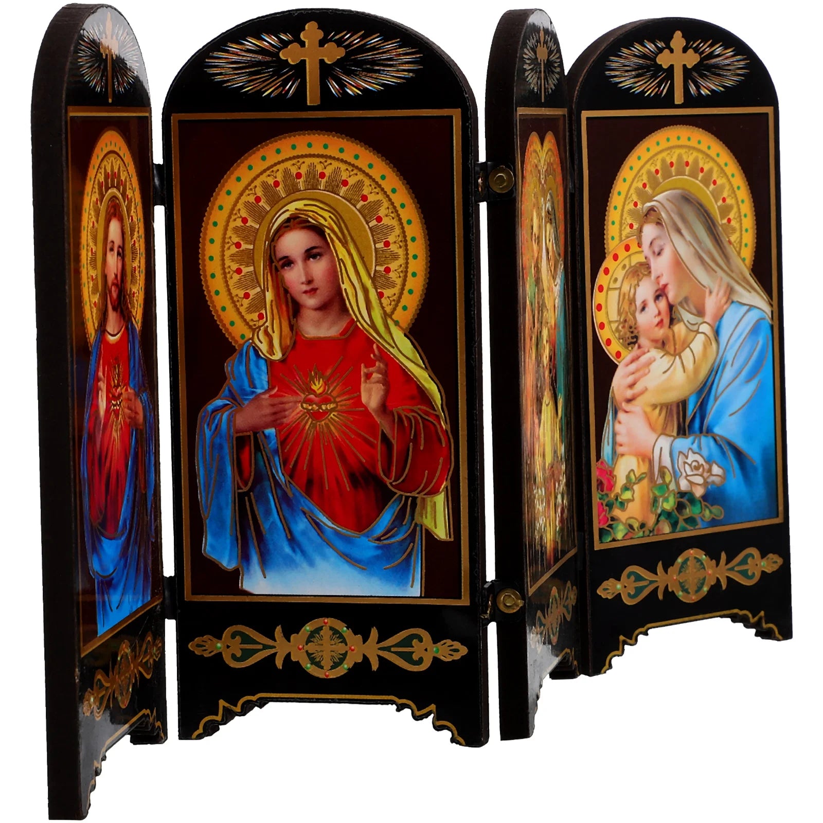 Bible Blessed Virgin Mary Statue Our Figurine Catholic Table Christmas Christmas Home Decor Jesus