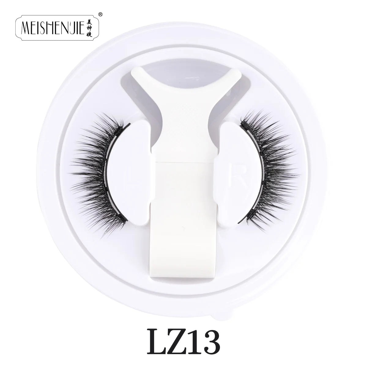 Faux Cils 1 Pair Magnetic Eyelashes Set Handmade Natural Curl False Eyelash with Tweezer Makeup Tools Magnetic Lashes for Sale