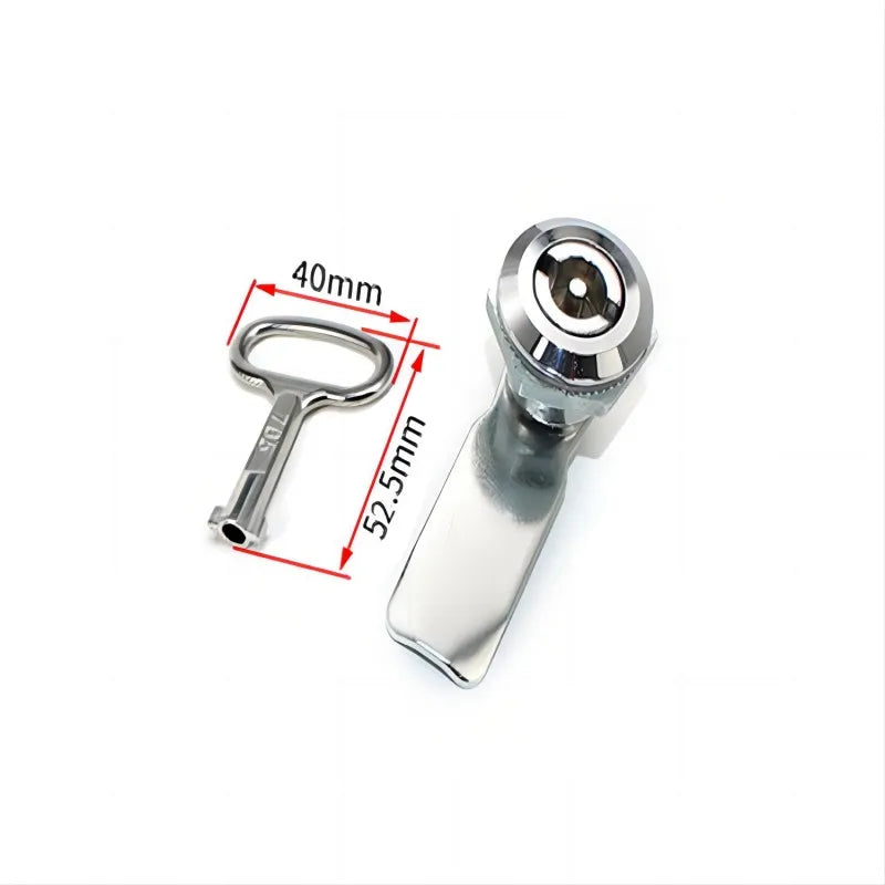 1 Set Stainless Steel 18mm Tool Lock Cam Cylinder Lock For Industrial Cabinet Cam Lock 18mm Electric Cabinet Lock Keys