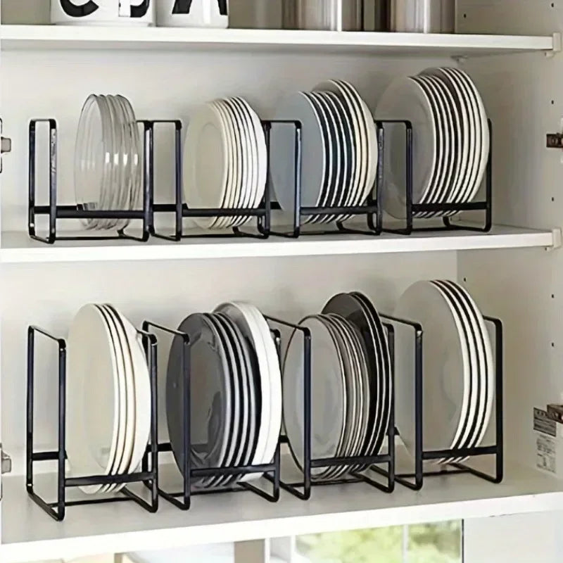 Kitchen Cabinet And Storage Stainless Steel Shelf Vertical Cookings Utensil Holder Organizer For Kitchen Plates Bowls Cups