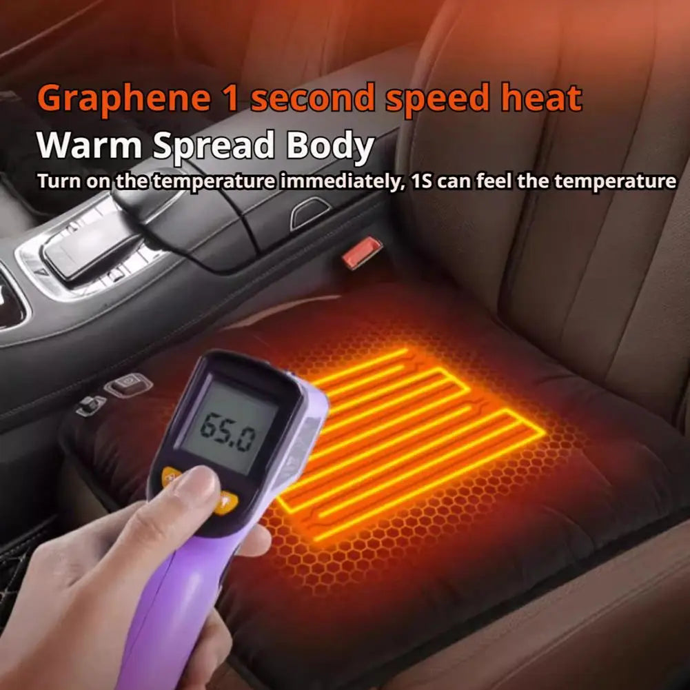 Car Heated Seat Cushion Car & Home Use Heated Seat Cushion USB Electric Heating Car Seat Cushion Multi-Scene Heating Pad New