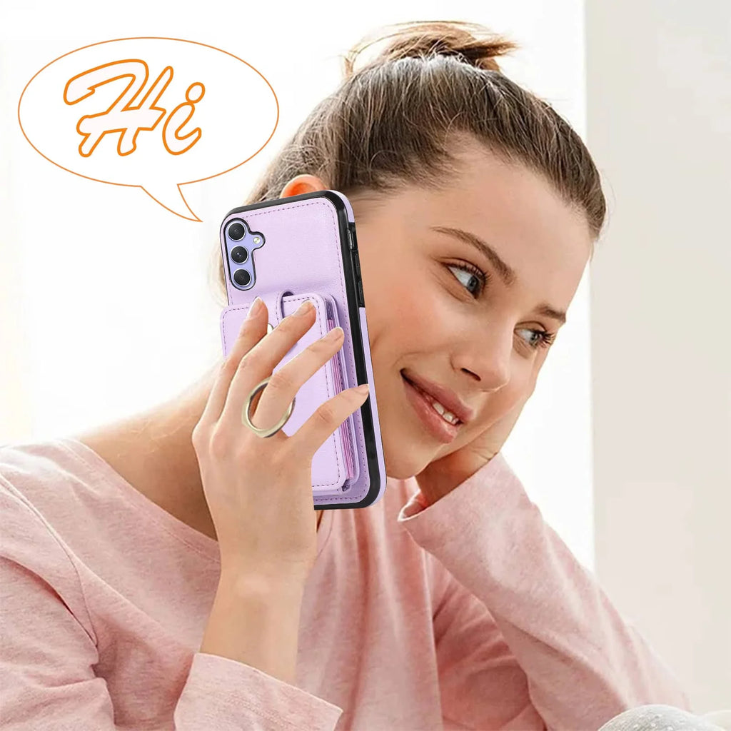 For Samsung Galaxy A16/A55/A15/A35/A25/A54/A34/A24/A14/A22/A53/A21S/A13/A12/A33/A32/A51/A71/A72/A52 Case Wallet with Card Holder