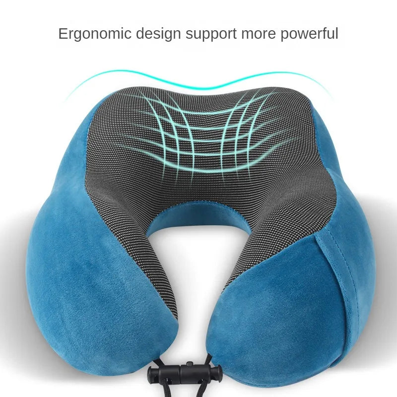 Soft Travel Pillow U Shaped Travel Healthcare Memory Foam Neck Cervical Airplane Pillow Neck Cushion