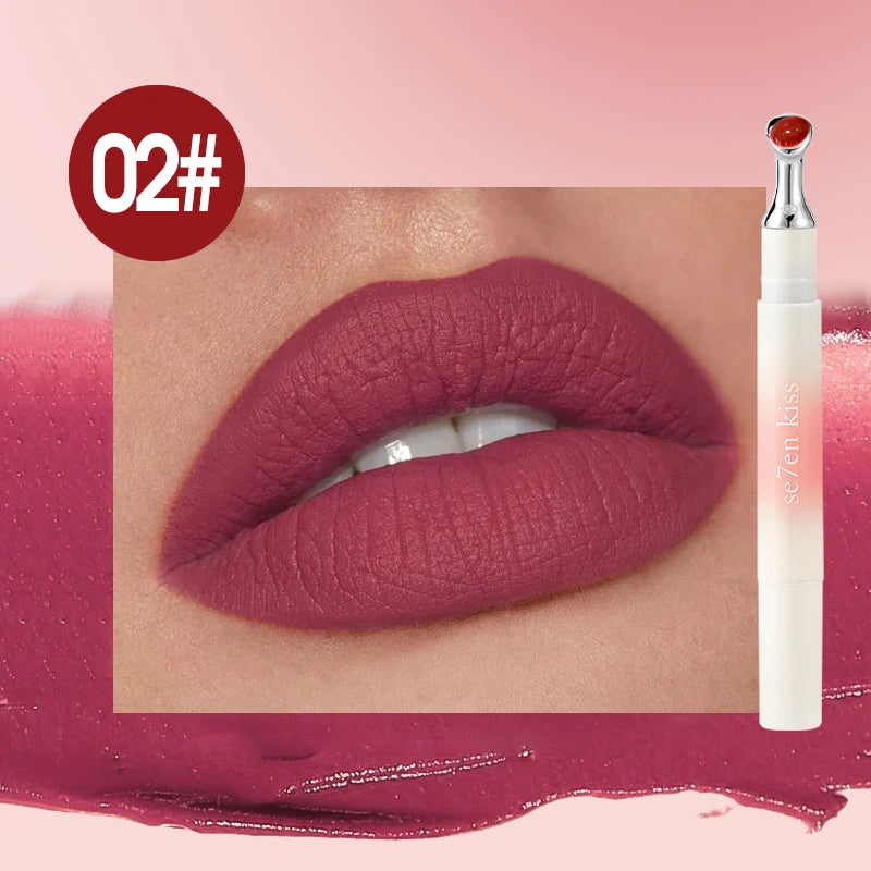 Velvet Soft Matte Lip Glaze Waterproof Long Lasting Moisturizing Non Transfer Lipstick Makeup Cosmetics Beauty Health