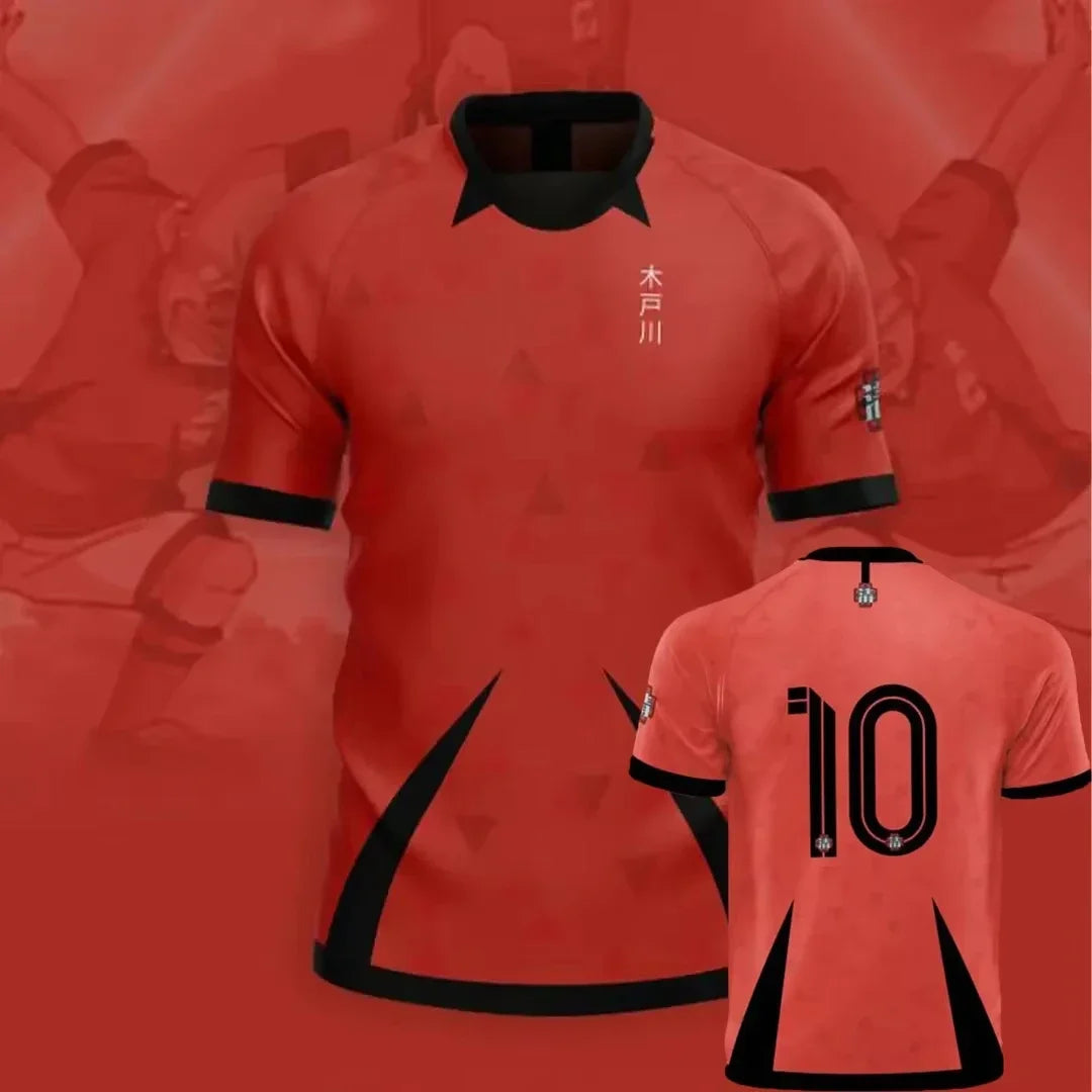 Japan Anime Soccer Jersey Inazuma Eleven Kaio T-shirt Top Vintage Men Women Clothes Harajuku Y2k Tops Sports Unisex Tee Clothing