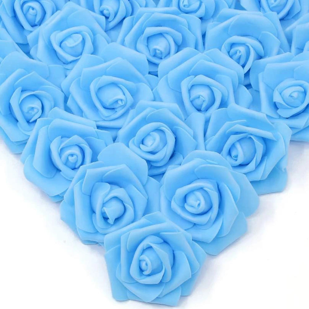 PE Foam Roses Artificial Flowers Wedding Bride Bouquets Festival Decor DIY Gift Wreath Home Table Outdoor Garden Party Hot Sales