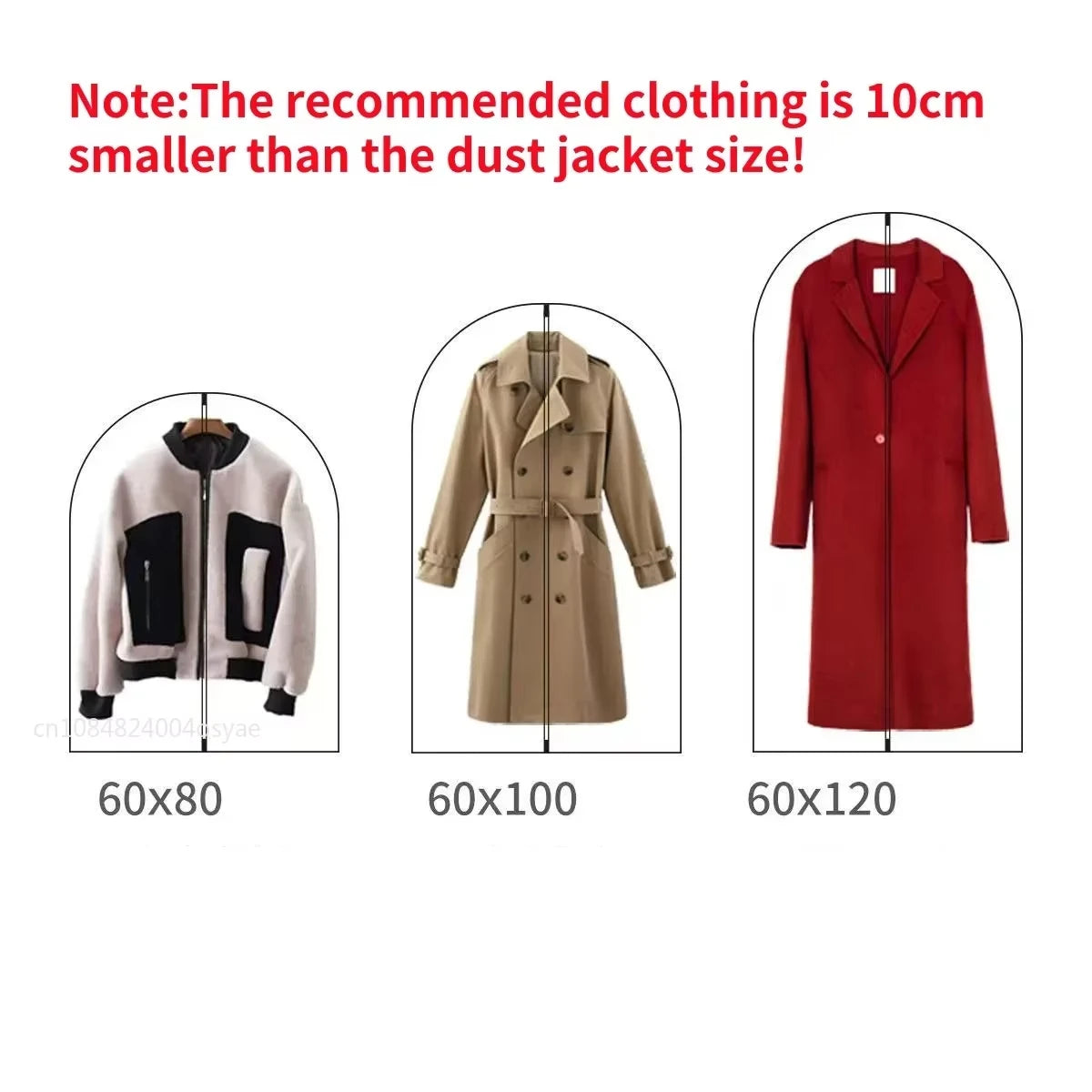 1-10PCS Clothes Dust Cover Household PEVA Transparent Waterproof Coat Suit Cover WashableHanging Pocket Clothing Organizer