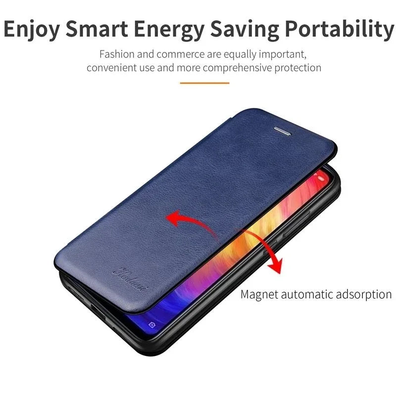 Luxury Leather Flip Case For iPhone 15 14 13 12 11 Pro Max 7 8 Plus XR X XS Mini SE 2020 2022 Cover Fundas Coque Carcasa Etui