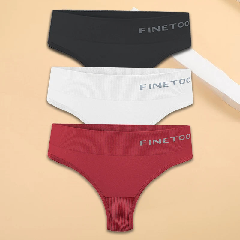 M-2XL Seamless Thongs Women High Waist G-string Ladies Comfortable Bikini Panties Soft Thong Underpants Girls Underwear Lingerie