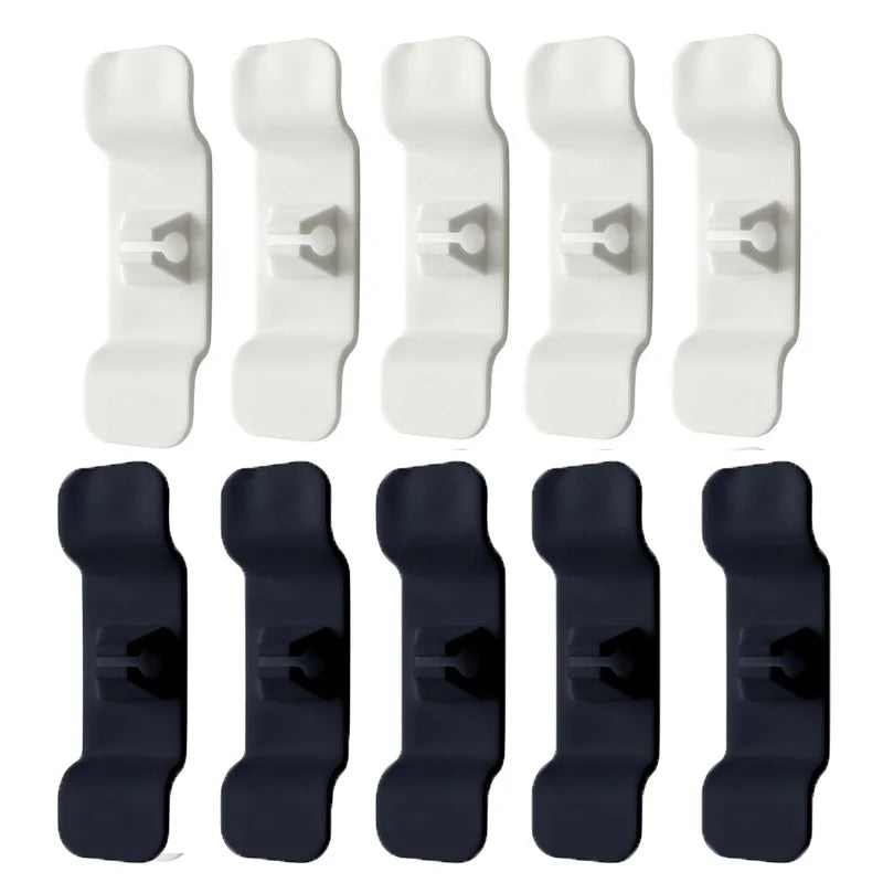 1/5/10pcs Cord Winder Cable Management Clip Cable Holder Keeper Organizer For Air Fryer Coffee Machine Kitchen Appliances