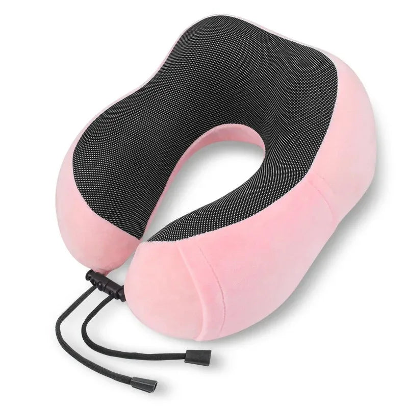 Soft Travel Pillow U Shaped Travel Healthcare Memory Foam Neck Cervical Airplane Pillow Neck Cushion