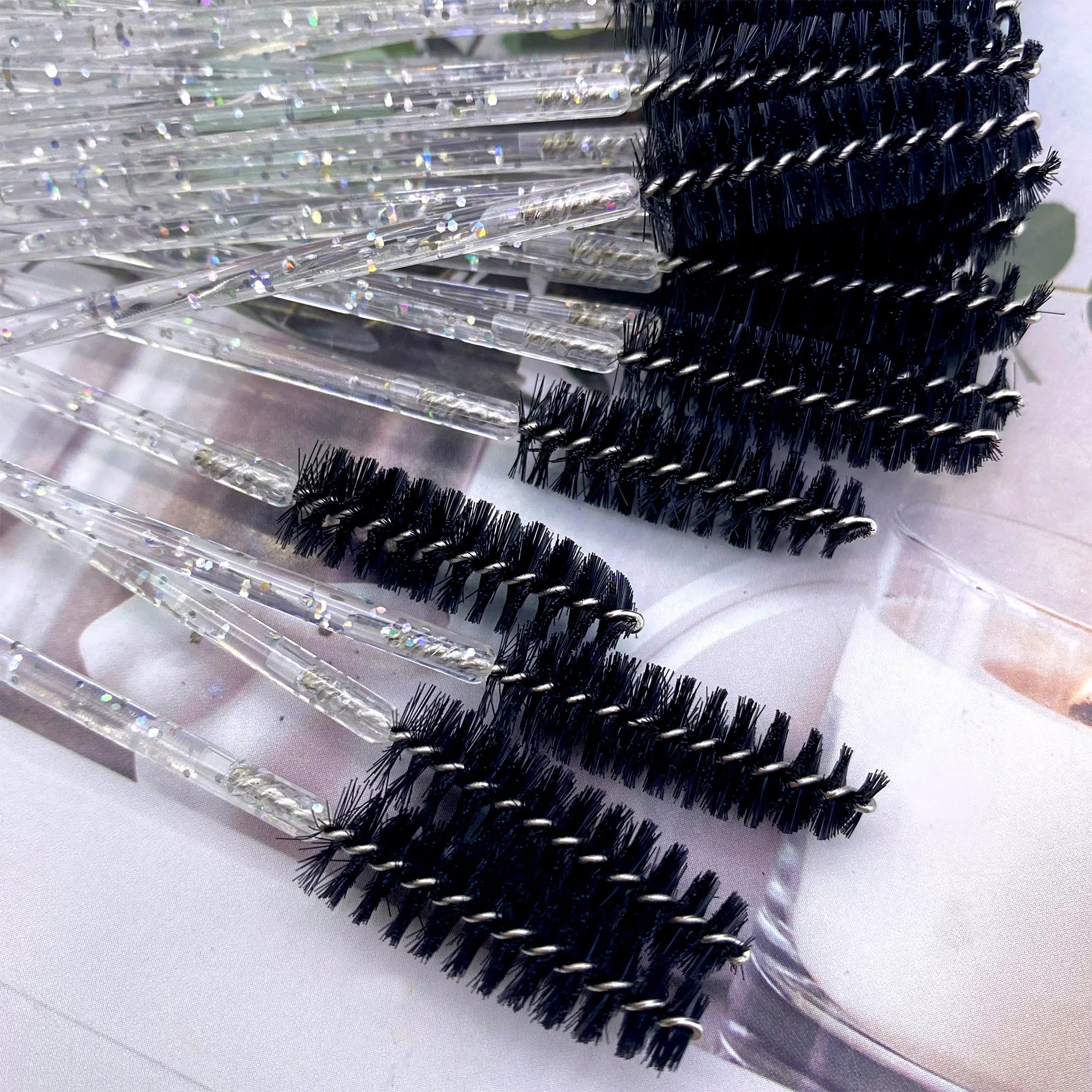 500PCS Eyelashes Brushes Set Wholesaler Disposable Lash Mascara Brush Lashes Extension Eyebrow Wands Applicator Makeup Tool