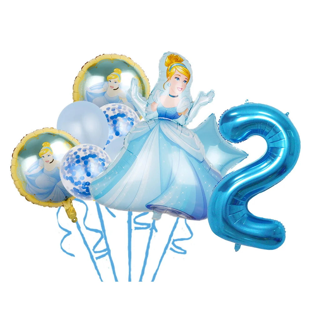 Disney Cinderella Princess Birthday Party Decoration Girls Cinderella Birthday Party Favors Plates Cup Napkins Tablecloth Supply
