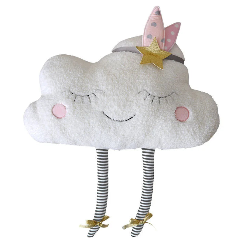 Creative Sofa Cushion Cloud Pillow Kids Girl Room Decor Baby Sleeping Appease Doll Home Sofa Cartoon Pillow Cute Cushion