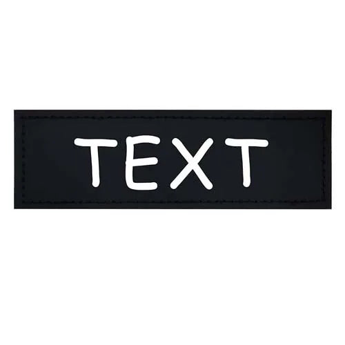 2 PCS Personalized Dog Name Labels Colorful Pattern Pet Harness Custom Tag Removed Stickers ID Dog Chest Strap Vest Collar Tag