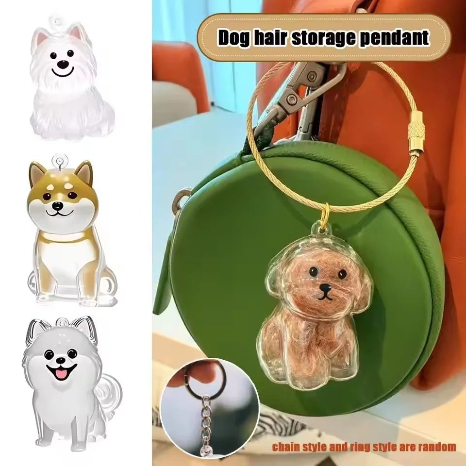 Pet Hair Storage Box Pendant Keepsake Urns Animal Cat Dog Fur Collection DIY Capsule Pendant Souvenir Bottle Memorial Ornament