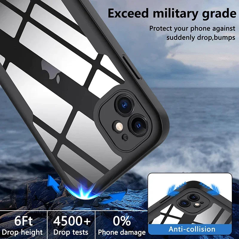 360 Full Body Protection Case For iPhone 15 14 13 12 11 Pro Max Front Screen Shockproof Cover iPhone X XR SE 2020 case