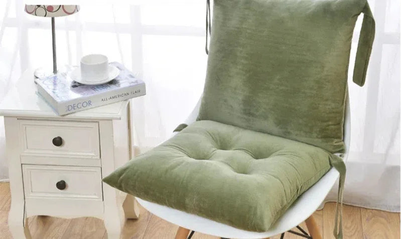 40X80CM Recliner Chair Seat Cushion - With Back Support Indoor Outdoor Pad Garden Patio Home Office Sofa Buttocks Comfort Mat