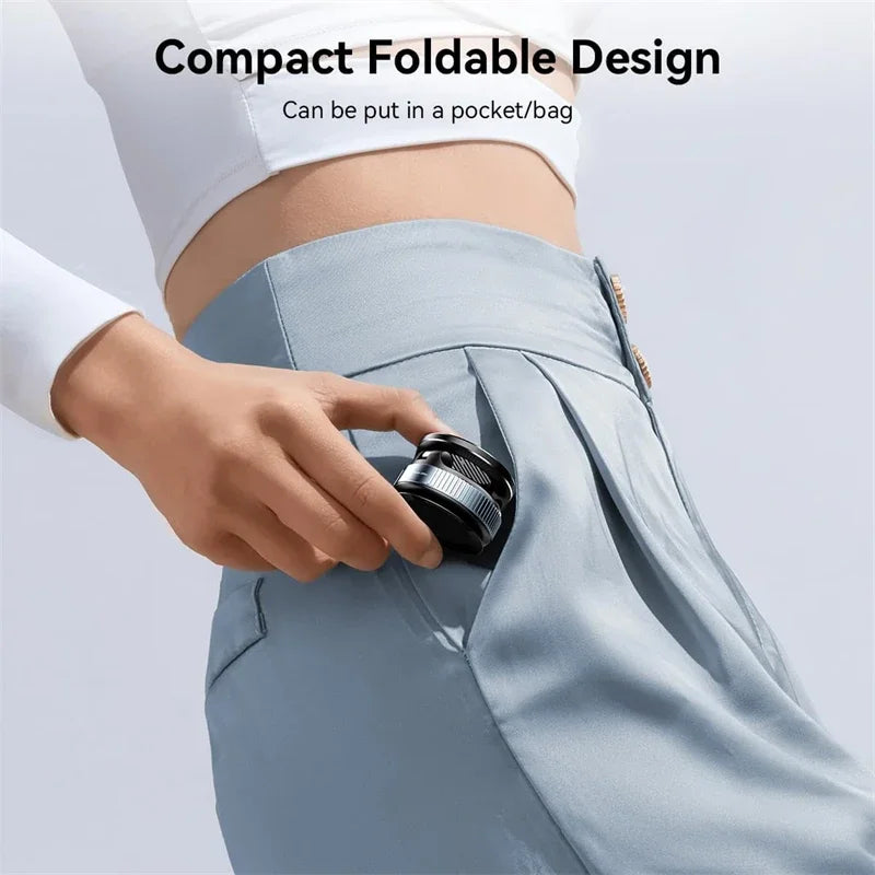 Vacuum Magnetic Suction Cup Phone Mount for Magsafe, 360° Adjustable Magnetic Phone Holder Foldable Portable Cell Phone Holders