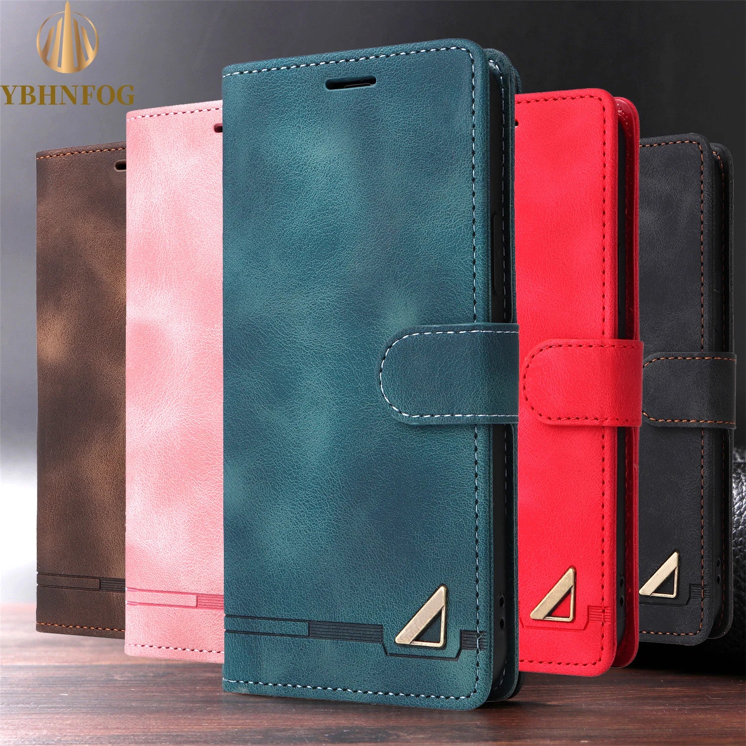 Business Leather Flip Phone Case For iPhone Air 17 16 Pro 15 14 Plus 13 Pro Max 11 12 XR X XS Max Luxury Wallet Bracket Cover