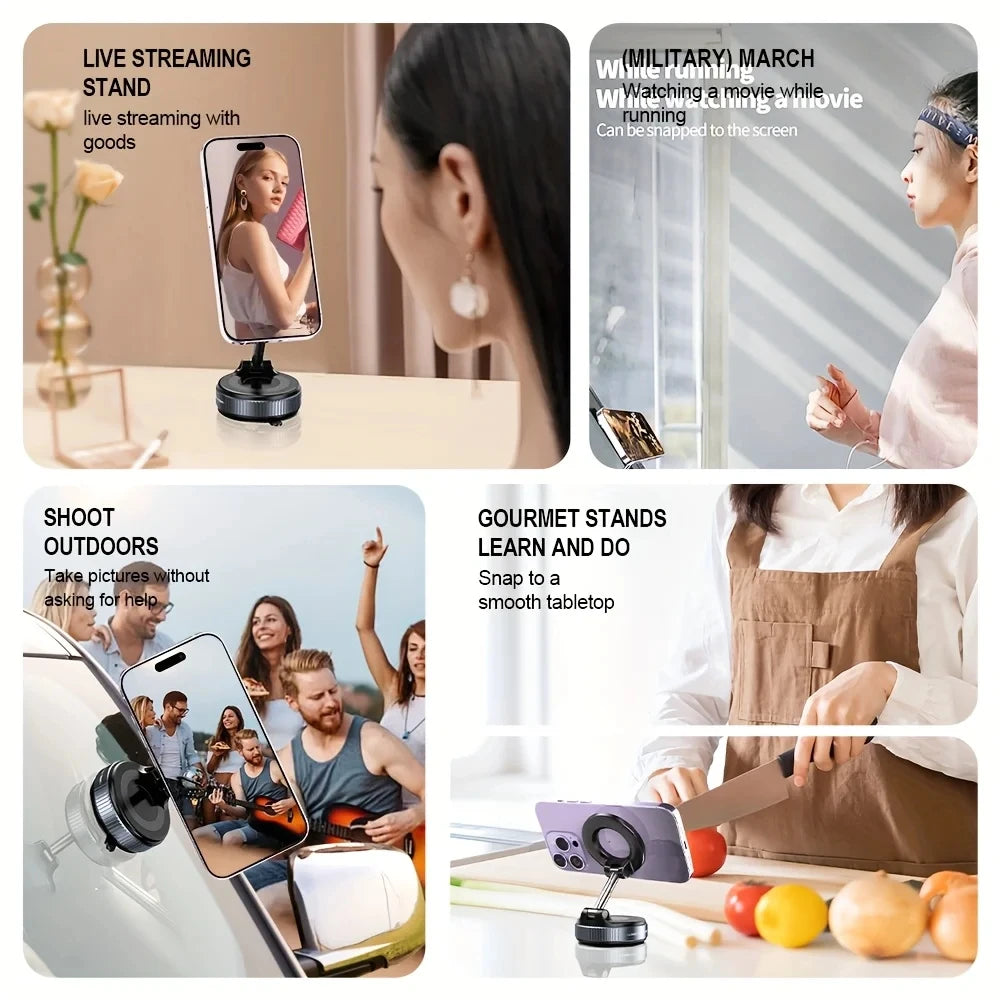 Xiaomi MIJIA CAR Phone Magnetic Stand Multi-Functional Vacuum Adsorption Stretching And Folding 360° Rotate Navigation Stand