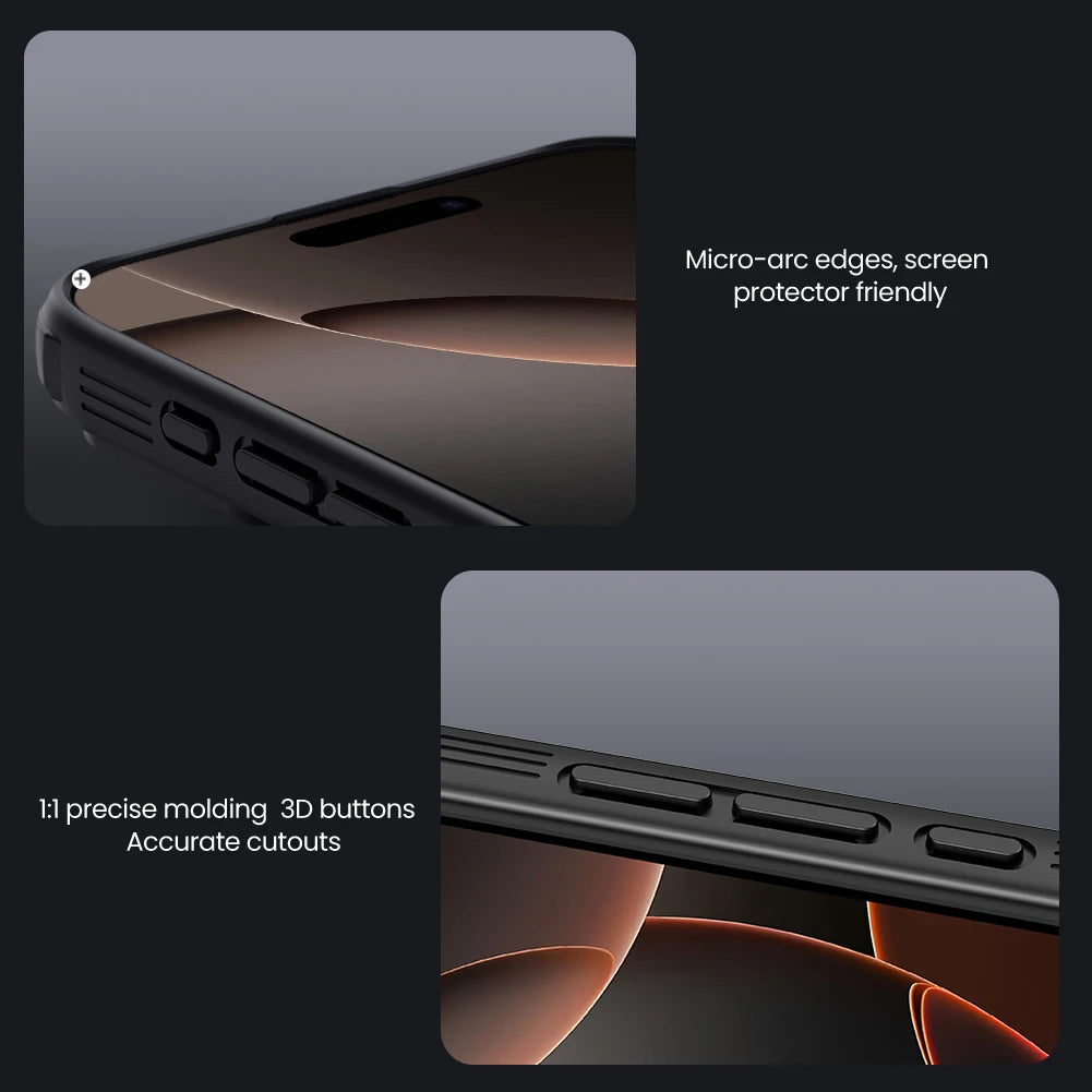 Nillkin Case for  iPhone 16 Pro Max / 16 Pro / 16 Plus / 16 CamShield Pro Phone Case, PC+TPU with Sliding Camera Cover