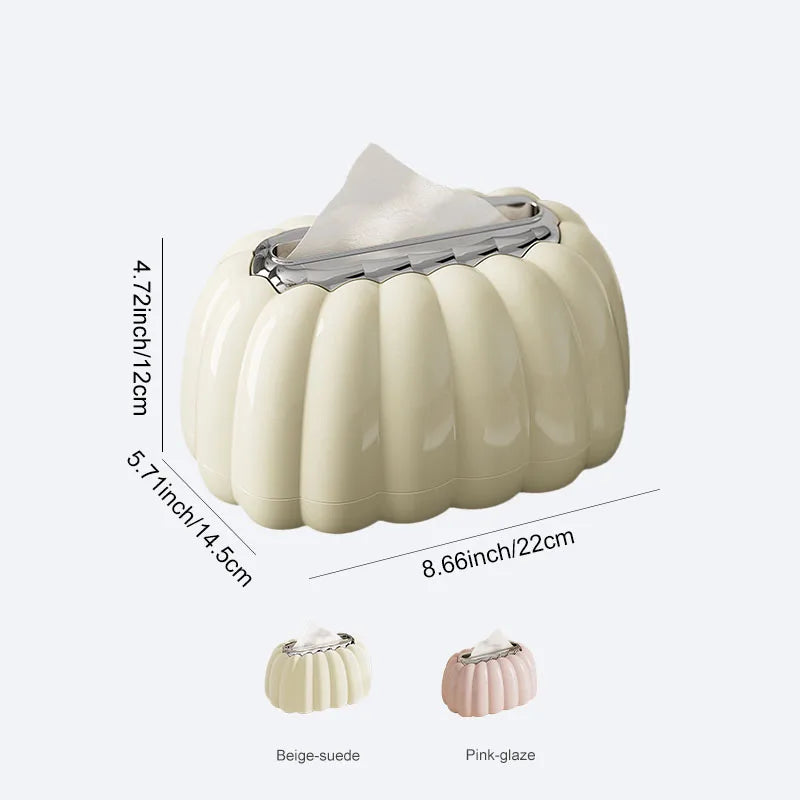 1pc Modern Deluxe Tissue Box-With Pink Bow for Living Room, End Table Display, Home Organization, Baskets, Boxes, Containers