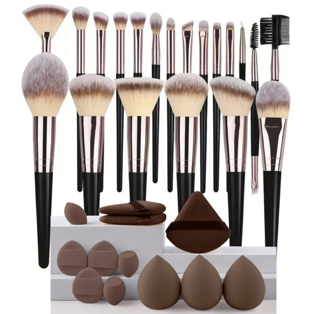 Makeup Brushes Set Professional Beauty Foundation Concealer Powder Eyeshadow Blush Brush Kabuki Blending Cosmetic Beauty Tool